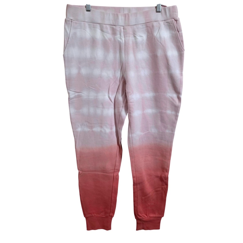 525 America Rose Clay Multi Tie Dye Ombre Joggers Sweatpants SP21K112 Womens L